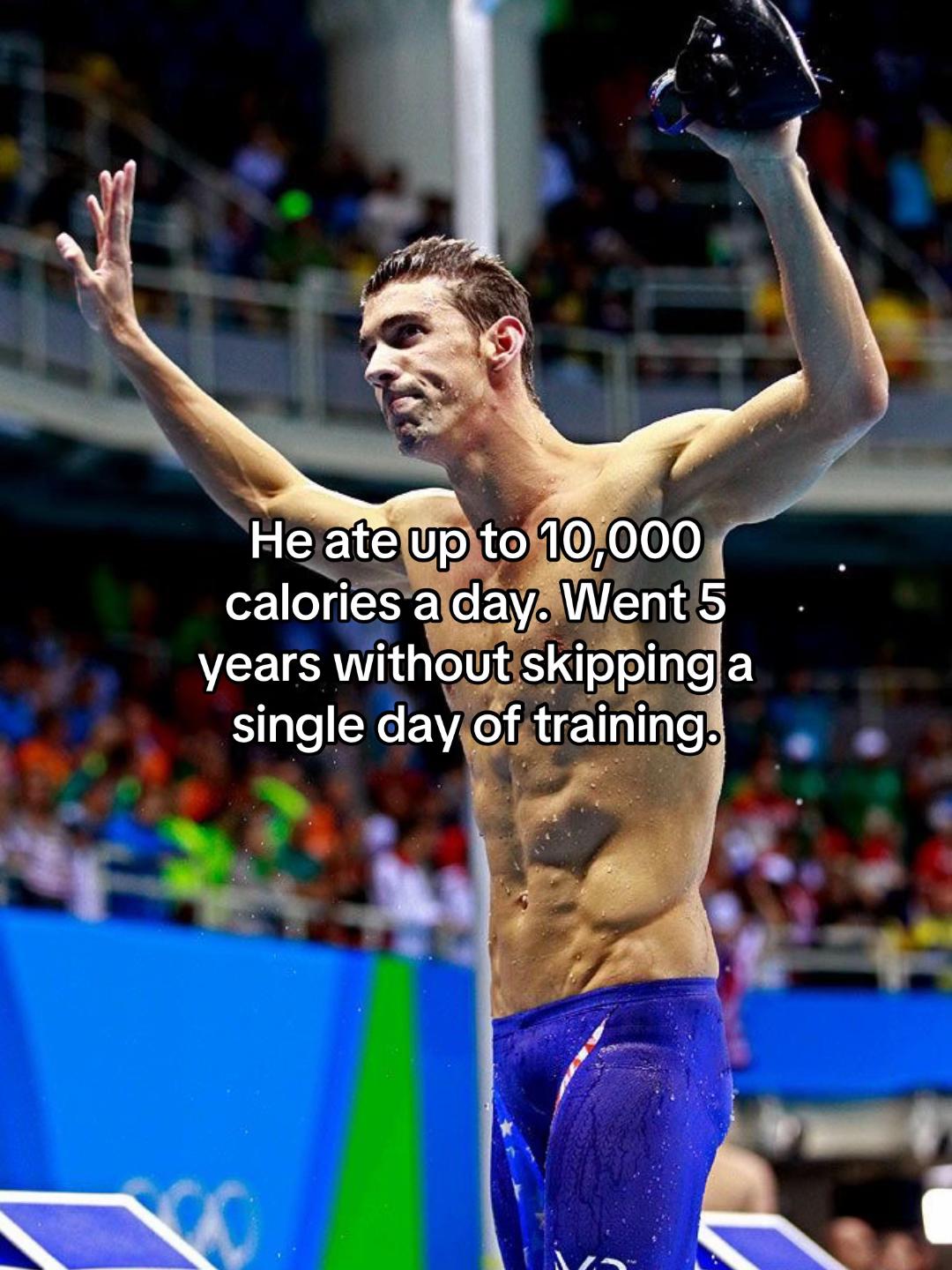 Viral TikTok slideshow: Michael Phelps is built like a machine.