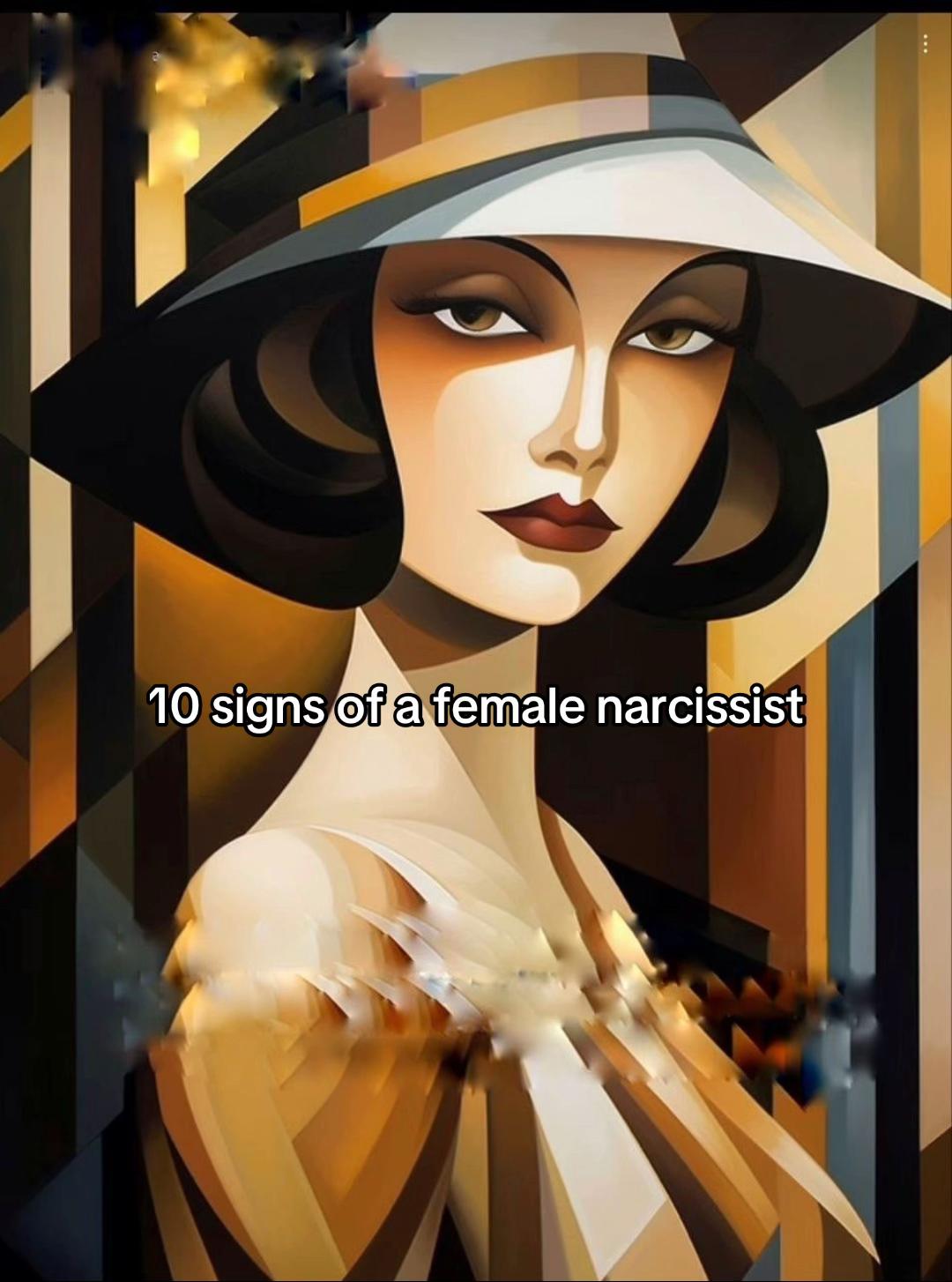 Viral TikTok slideshow: 10 signs of a female narcissist
