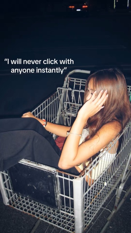 Viral TikTok slideshow: I will never click with anyone instantly