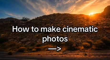 Viral TikTok slideshow: how to make cinematic photos